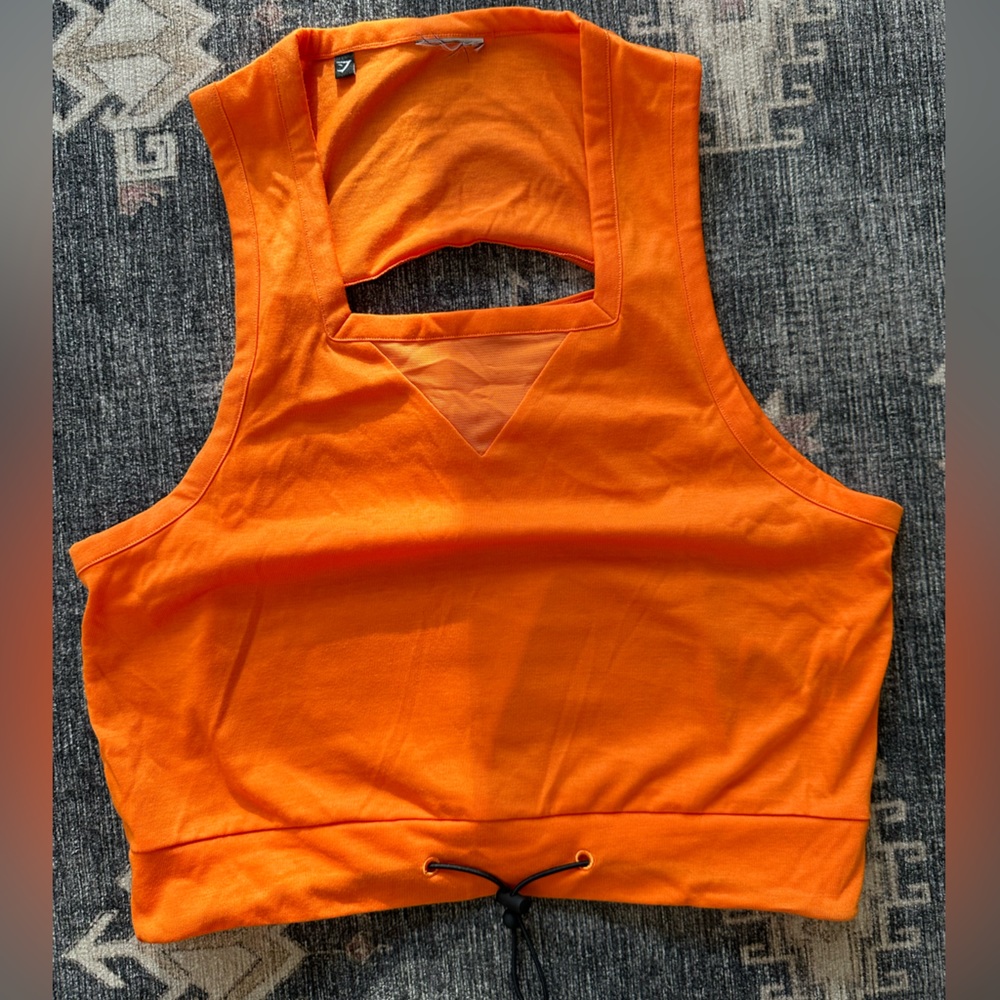 Gymshark adjustable waist tank top size S